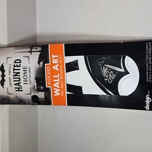 Black and White Haunted Home Wall Art